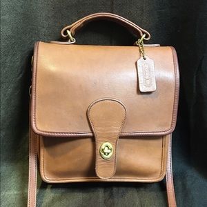 Coach Caramel Station Bag